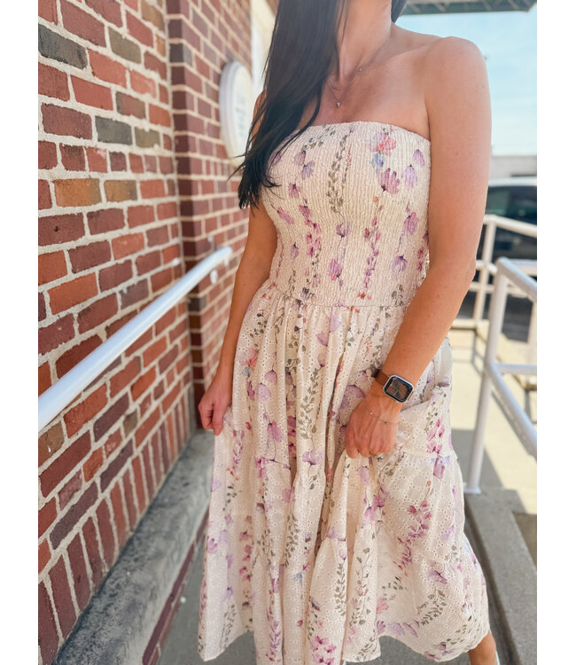 The Golden Peony Dress E642