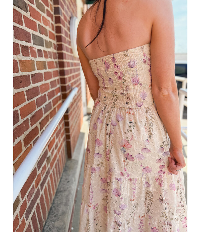 The Golden Peony Dress E642