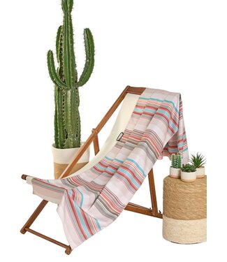 Panhandle Slim BU46M08420 Tan Stripe Microfiber Beach Towel