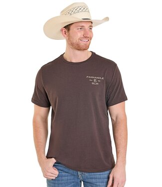 Panhandle Slim PU21T08232 Chocolate Graphic Tee