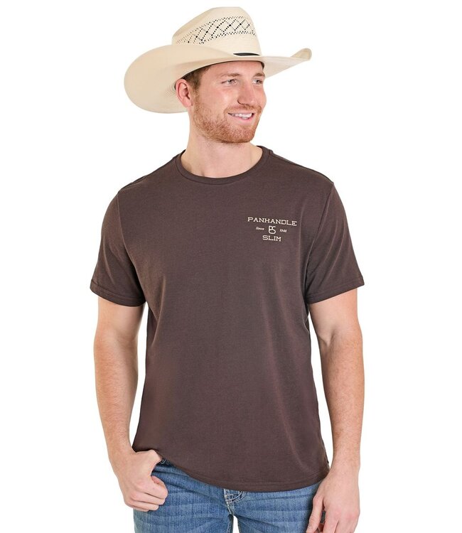 PU21T08232 Chocolate Graphic Tee