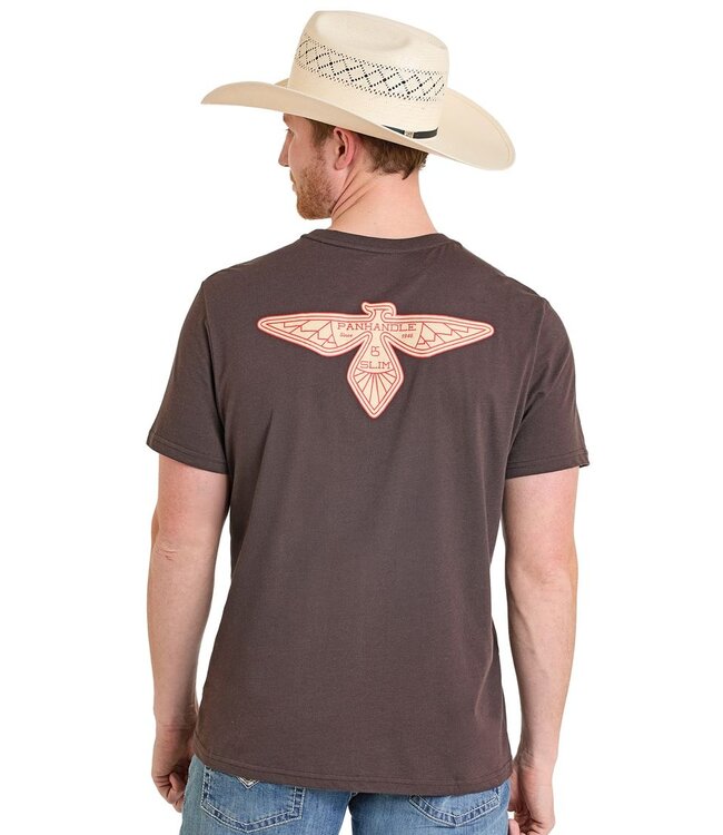 PU21T08232 Chocolate Graphic Tee