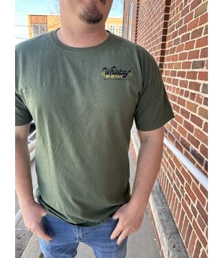 Whiskey Bent Hat Co Damon Olive Tee
