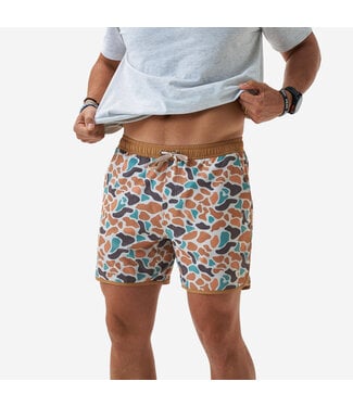 Burlebo Bayside Camo Swim Trunks