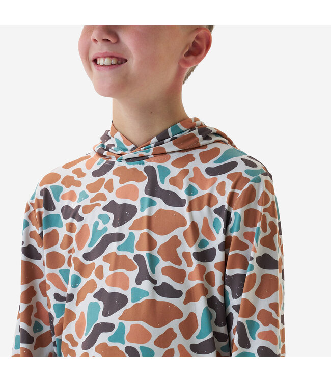Youth Performance Hoodie Bayside Camo