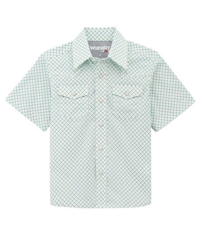 112378805 Boys 20X SS Snap Green