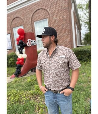 Diamond T Outfitters WildLand Camo Short Sleeve Cutter Shirt