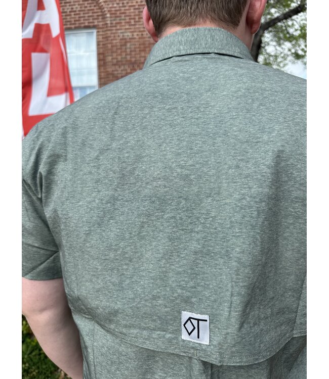 Heather Sage Short Sleeve Cutter Shirt