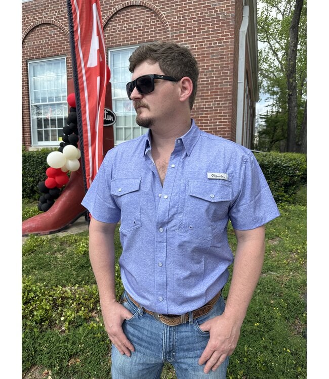 Heather Wisteria Short Sleeve Cutter Shirt