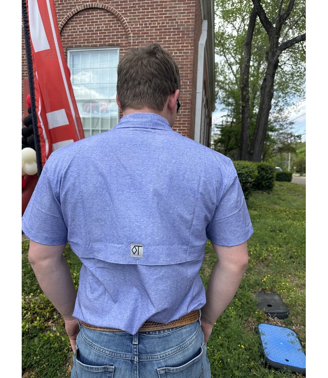 Heather Wisteria Short Sleeve Cutter Shirt