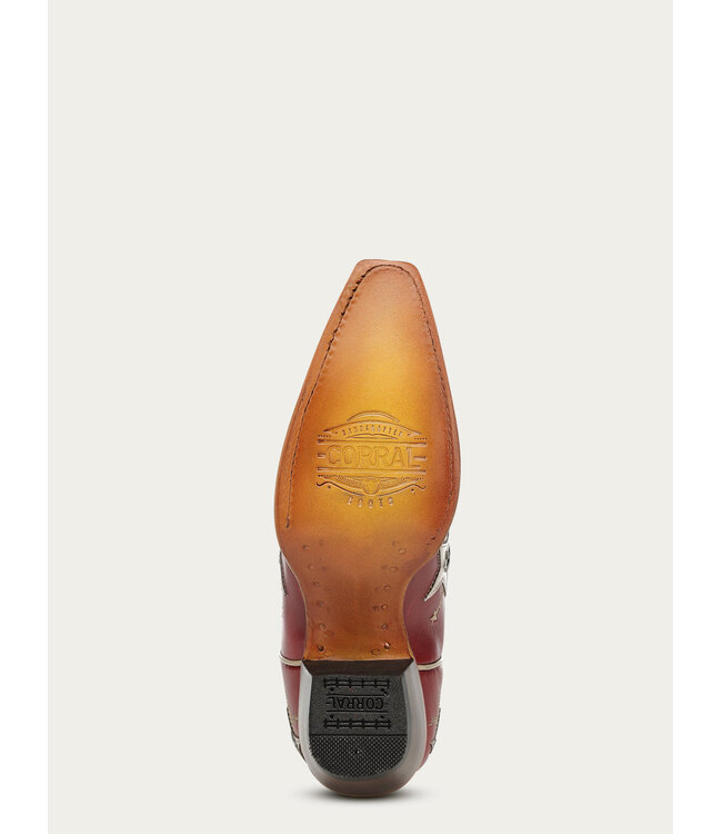 Z5543 RED EMBROIDERY & STARS