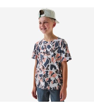 Burlebo Youth Go To Tee Vintage Camo