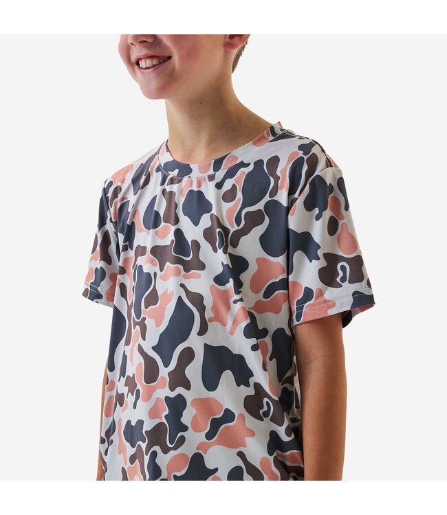 Youth Go To Tee Vintage Camo