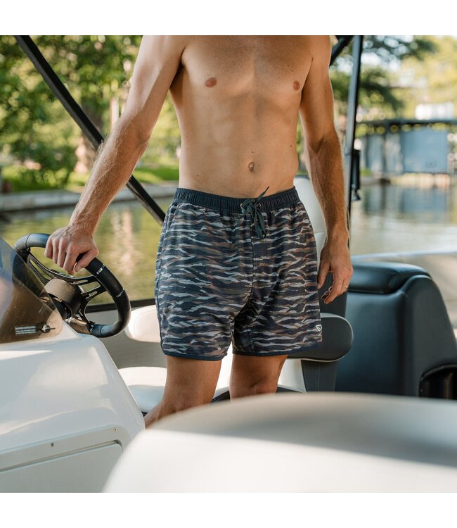 Tiger Wetland Camo Swim Trunks