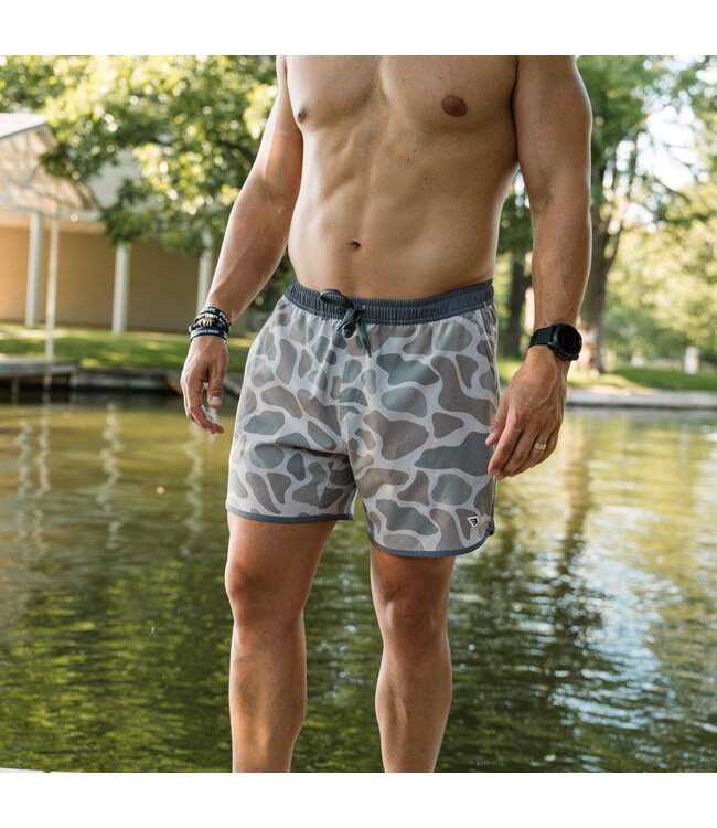 Jumbo Deer Camo Swim Trunks