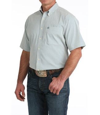 cinch MTW1704166 Blue Stripe Athletic Print