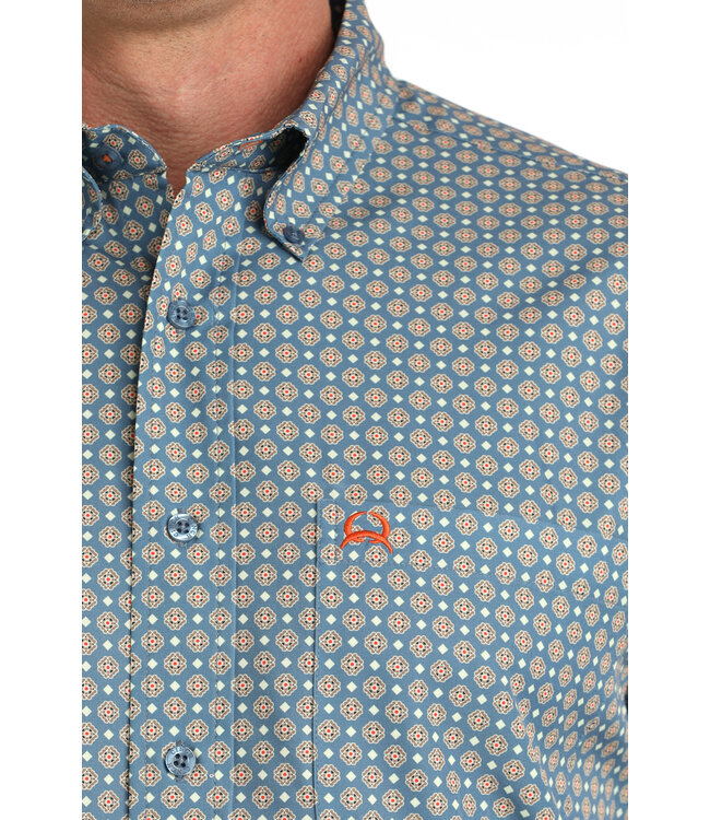 MTW1704165 Blue Athletic Print