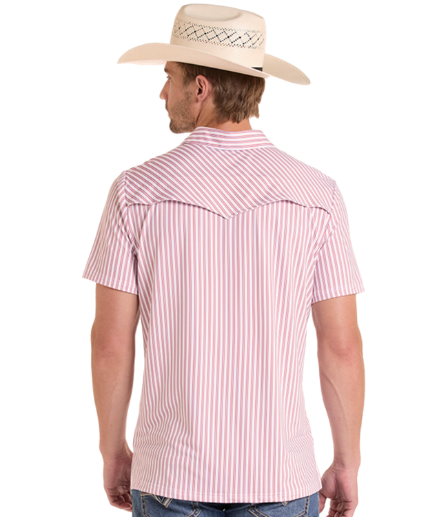 BM51T09060 Western Stripe Polo White