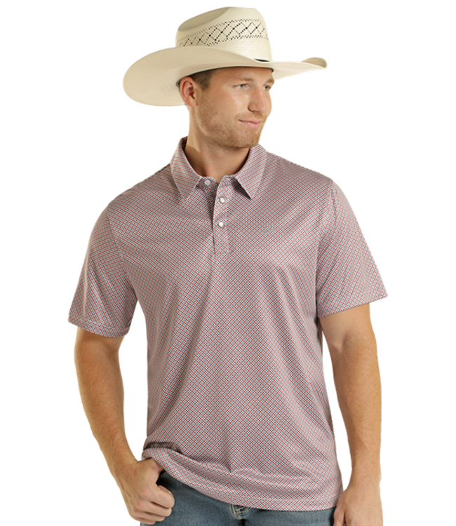 TM51T08976 SS Polo Snap Red