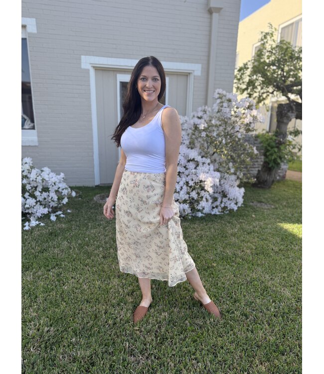 The Ochre Skirt E649