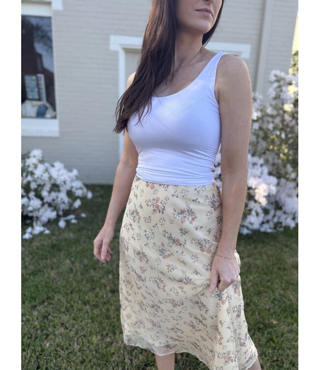 The Ochre Skirt E649