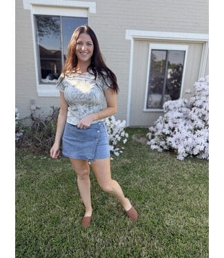 Risen Button Down Skort RDS6301