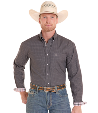 Panhandle Slim Black Rock & Roll Button RMB2S08932