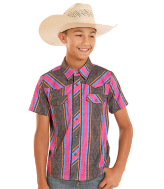 Panhandle Slim BBN3S08684 Tek Ripstop Stripes Black