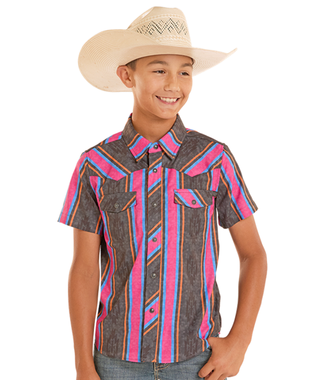 BBN3S08684 Tek Ripstop Stripes Black