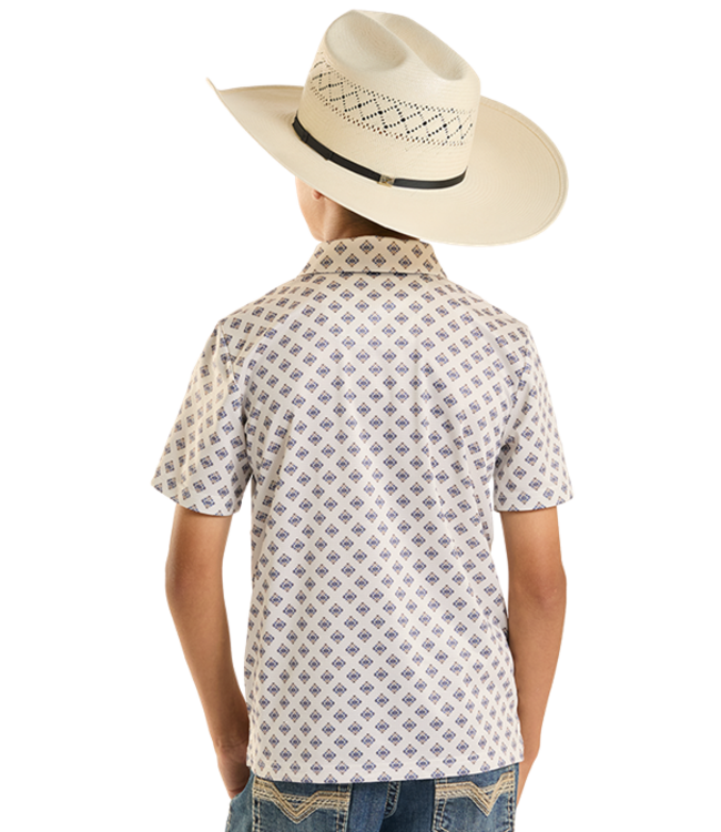 BB51T08711 Aztec Geo Polo Natural