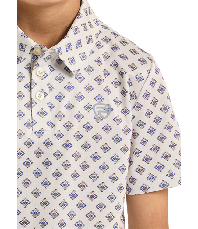 BB51T08711 Aztec Geo Polo Natural