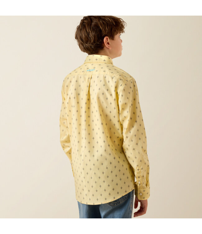 10071678 BOYS CASUAL MEDALLION LS SHRT SNLT