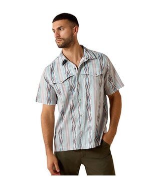 Ariat Intl 10071047 NS PRT VNTTK WSTRN YOK SS SNP SHRT MNBM