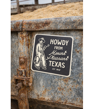 Mugsby Howdy City Sticker