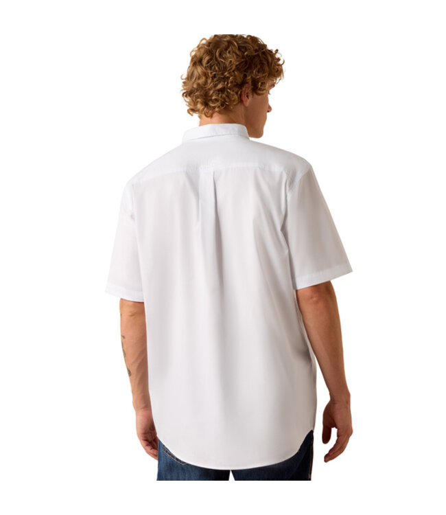 10073615 MNS LIGHTWEIGHT TWILL SS SHRT WHT