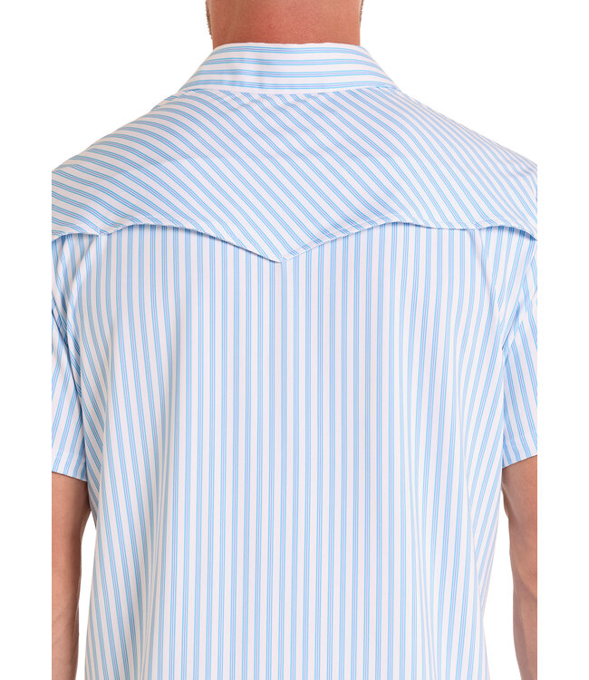 BM51T09059 Western Stripe Polo White