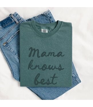 Mugsby Mama Knows Best Graphic Tee