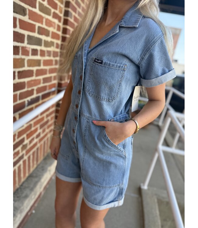 112379510 Ladies Denim Romper