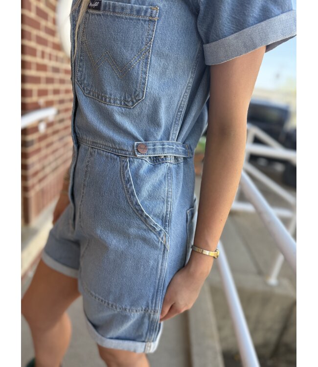 112379510 Ladies Denim Romper