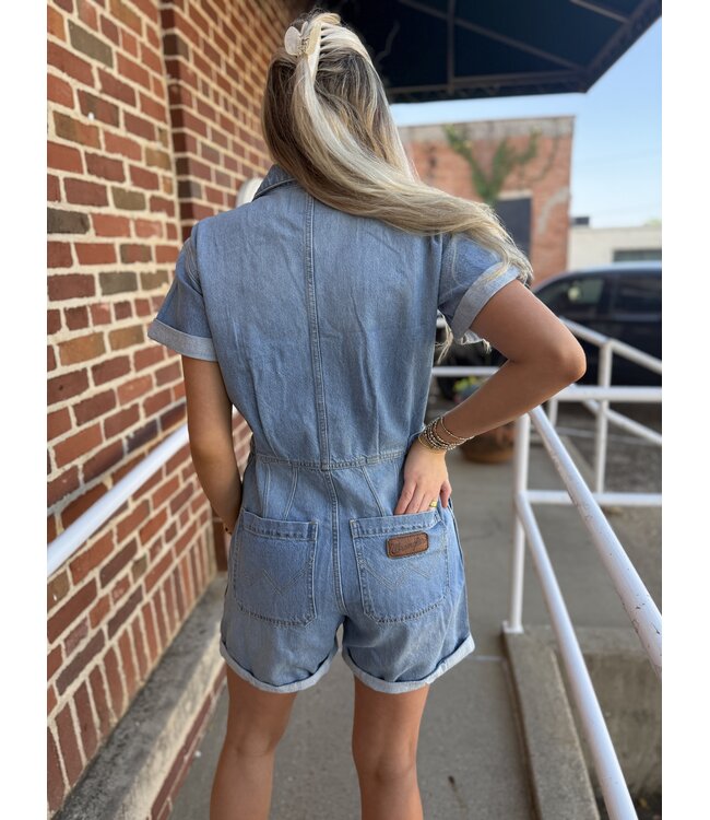 112379510 Ladies Denim Romper