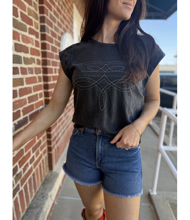 112373391 Ladies Cowboy Short