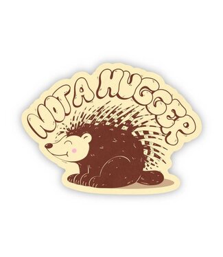Big Moods "Not A Hugger" Porcupine Sticker