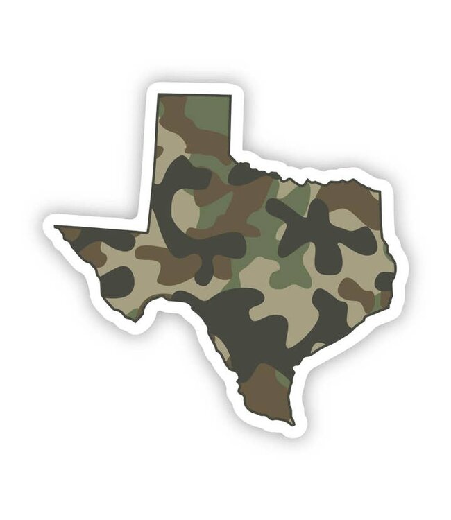 Texas Camo Pattern Sticker