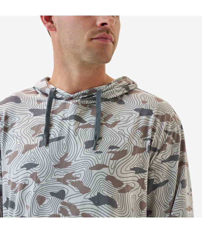 Performance Hoodie Top Desert Camo
