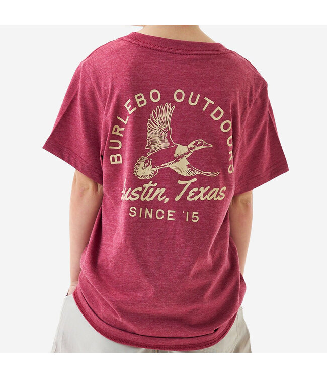Heather Red Flying Duck Tee Youth