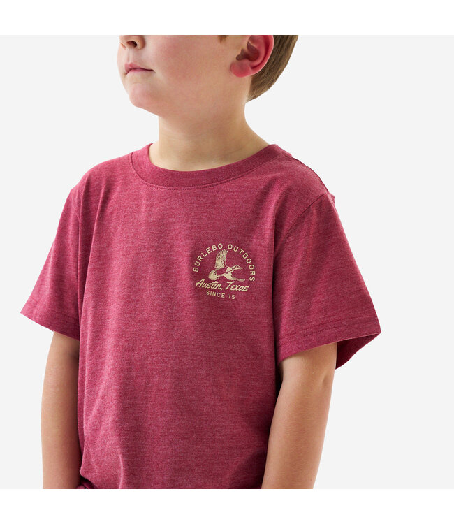 Heather Red Flying Duck Tee Youth