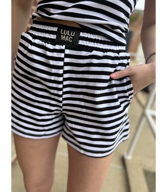 girlie girl originals LM-Stripe Short-Black