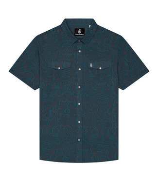 Raised by Coyotes Cowboy Threads Pearl Snap SS