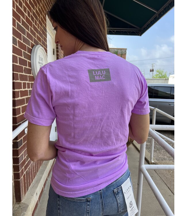 Lulu Mac Neon Violet Tee