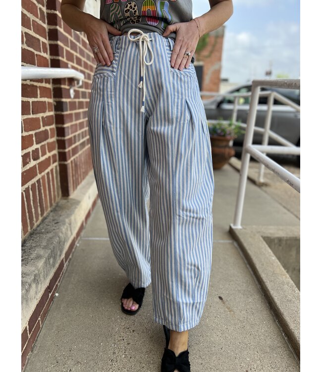 Sky Barrel Denim Pants VJP90065